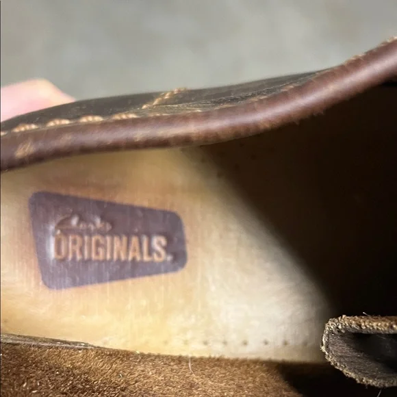 Clark’s Original Men's Brown Leather Shoes - Picture 2 of 5
